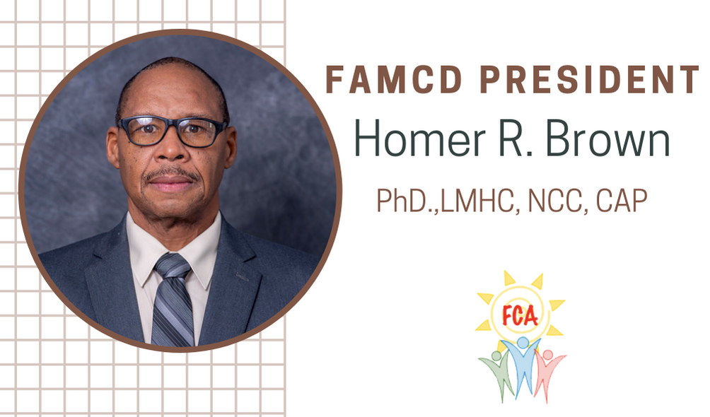 FAMCD President Homer Brown