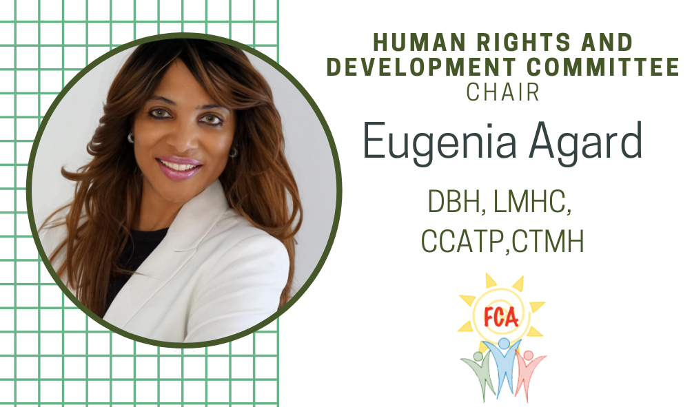 FCA Human Rights and Development Committee Chair Eugenia Agard