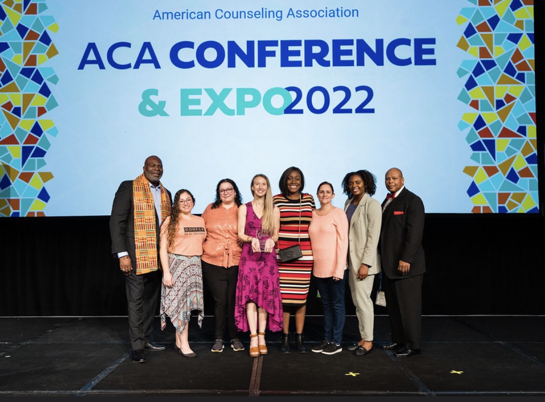 FCA Accepts State Branch Advocacy Award at 2022 ACA Conference